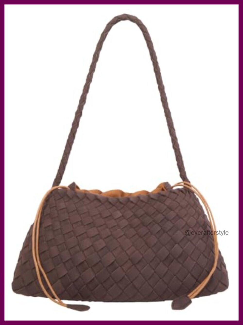 Hobo Bag Suede Bucket Purse Shoulder Bag Tote Handbag for Women